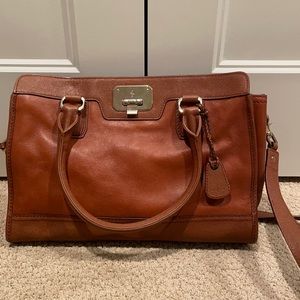 Cole Haan leather handbag with crossbody strap